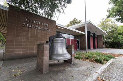 Front of Chico Fire Station #1
