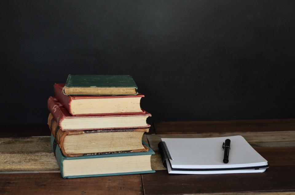 stack of books