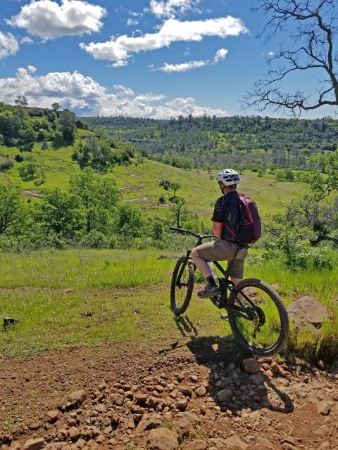 person on bike